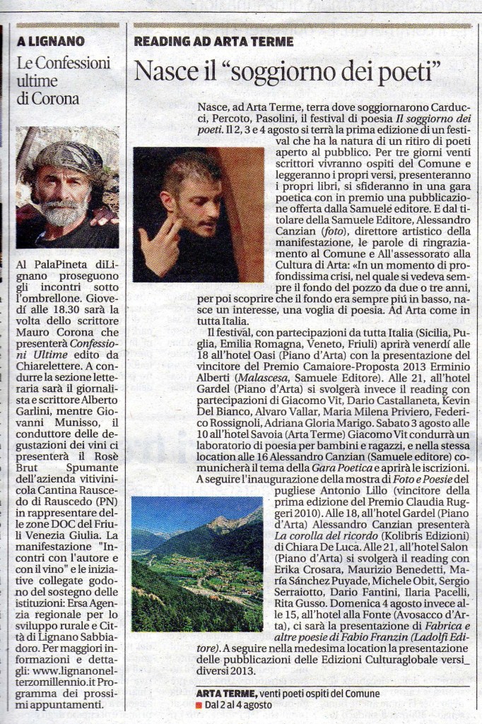 messaggero arta